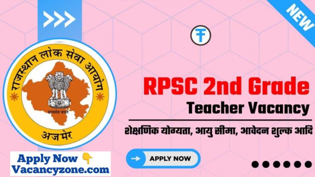 RPSC 2nd Grade Teacher Recruitment 2025