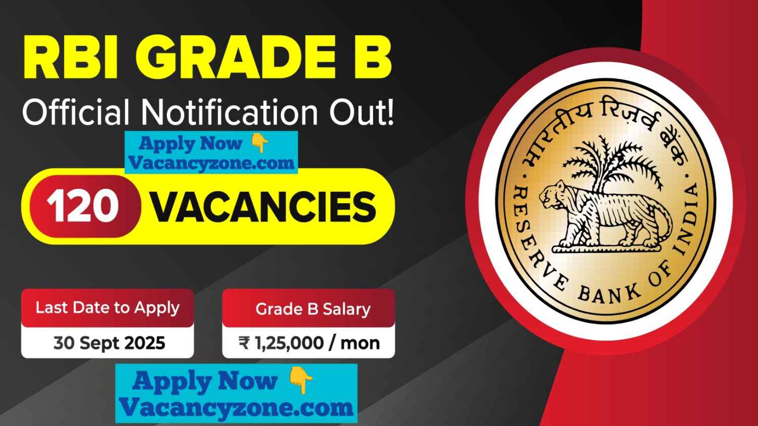 RBI Officer Grade-B Recruitment 2025