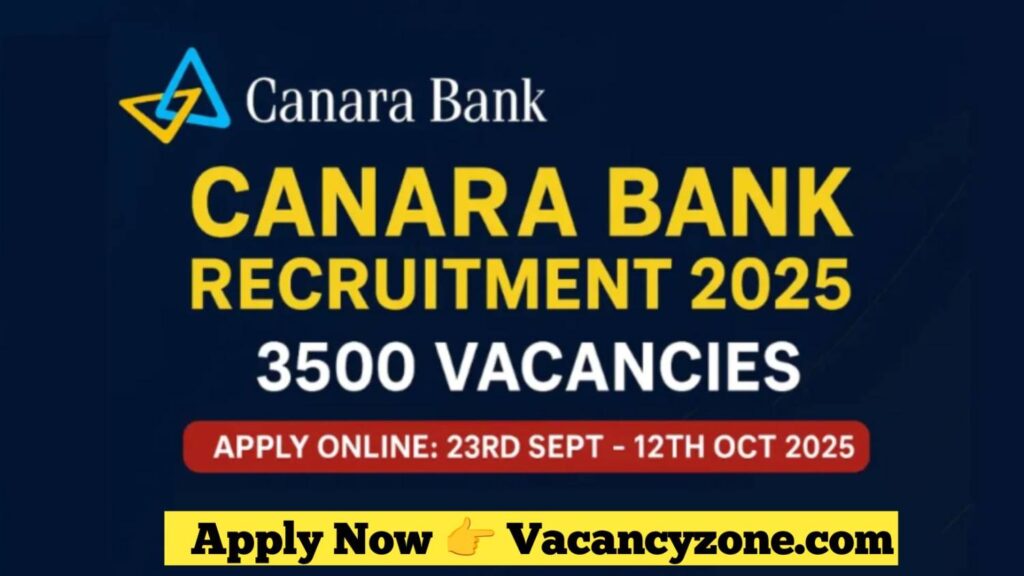 Canara Bank Apprentice Recruitment 2025