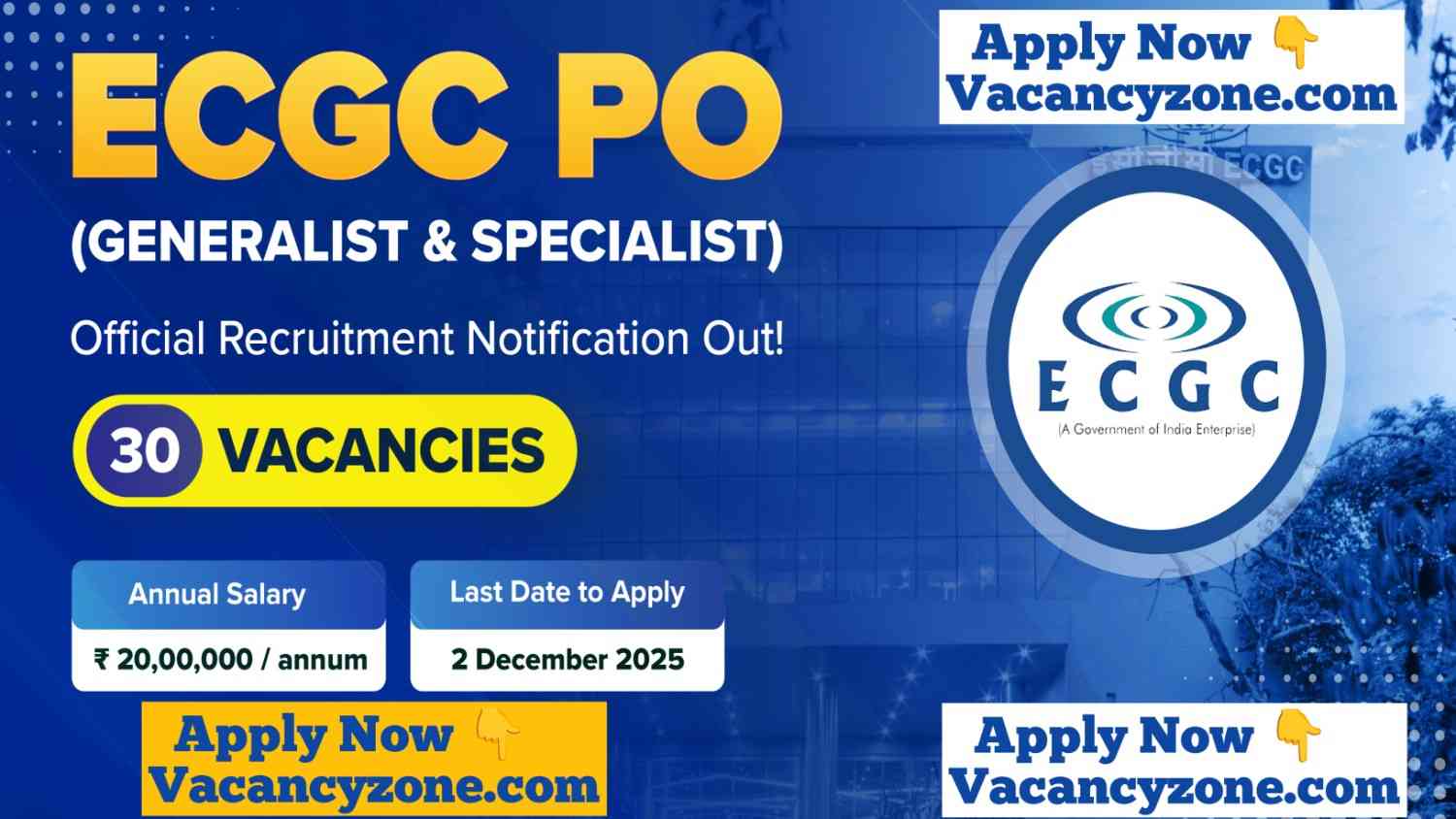 ECGC PO Recruitment 2025